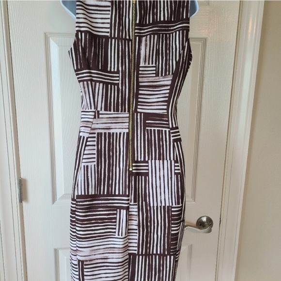 Calvin Klein Striped Sheath Dress - Picture 2 of 4